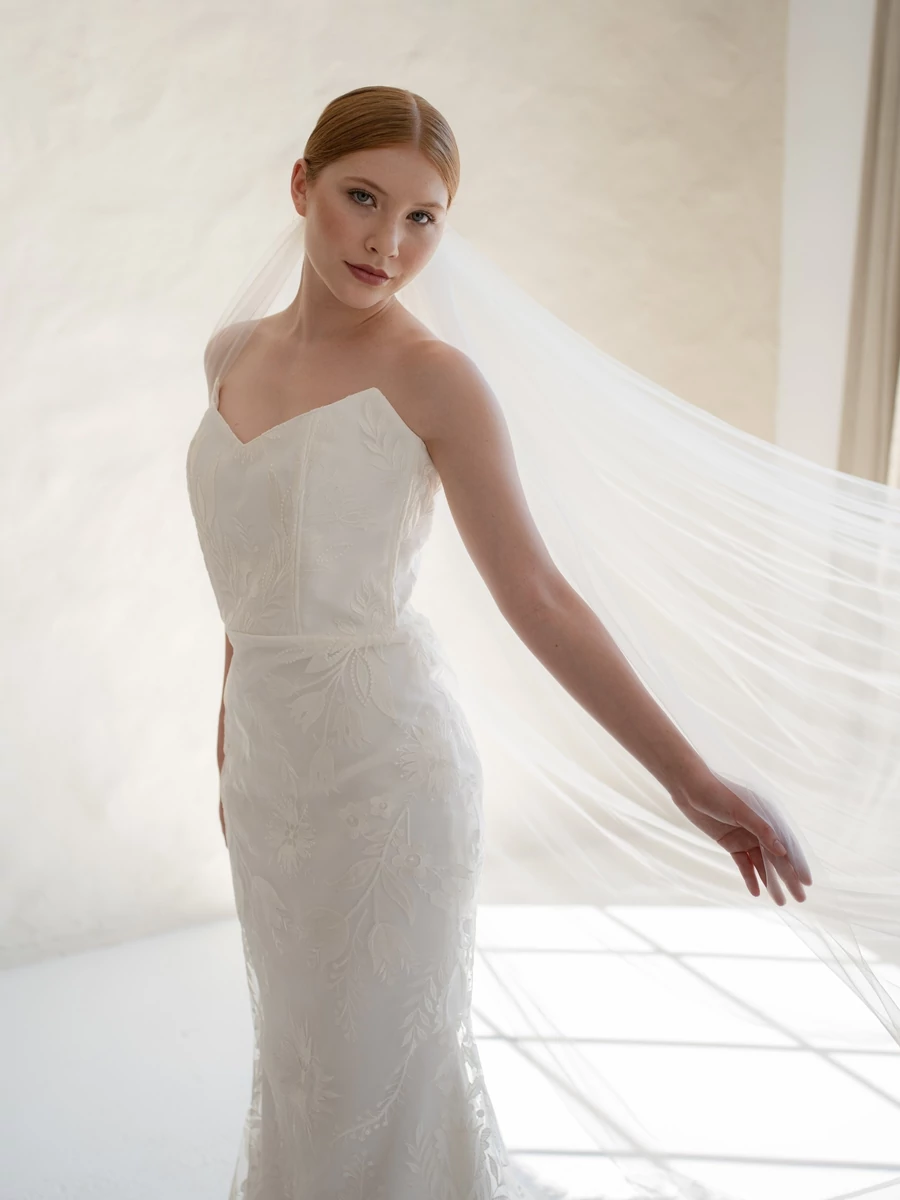 CÉLESTE - Dús tüllfátyol