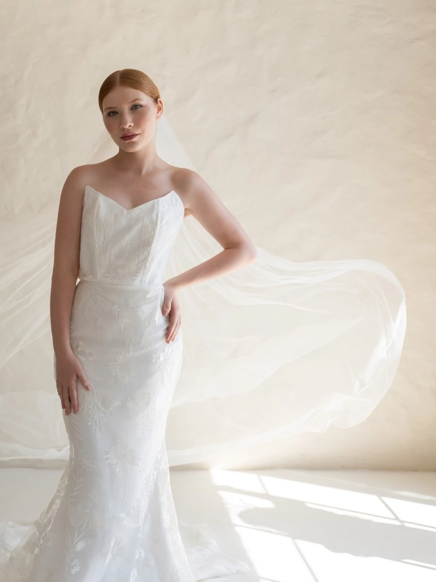 CÉLESTE - Dús tüllfátyol